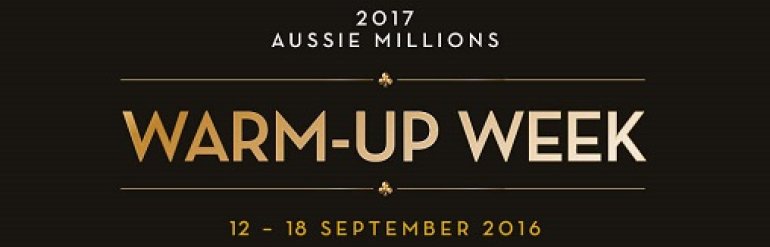 Aussie Millions Warm-Up Week header